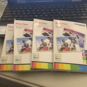 Lot of 4 Polaroid Photo Paper New!